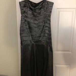 GUNMETAL GREY ANKLE LENGTH GOWN
